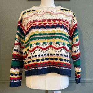 Mango MNG Multicolor Knit Sweater